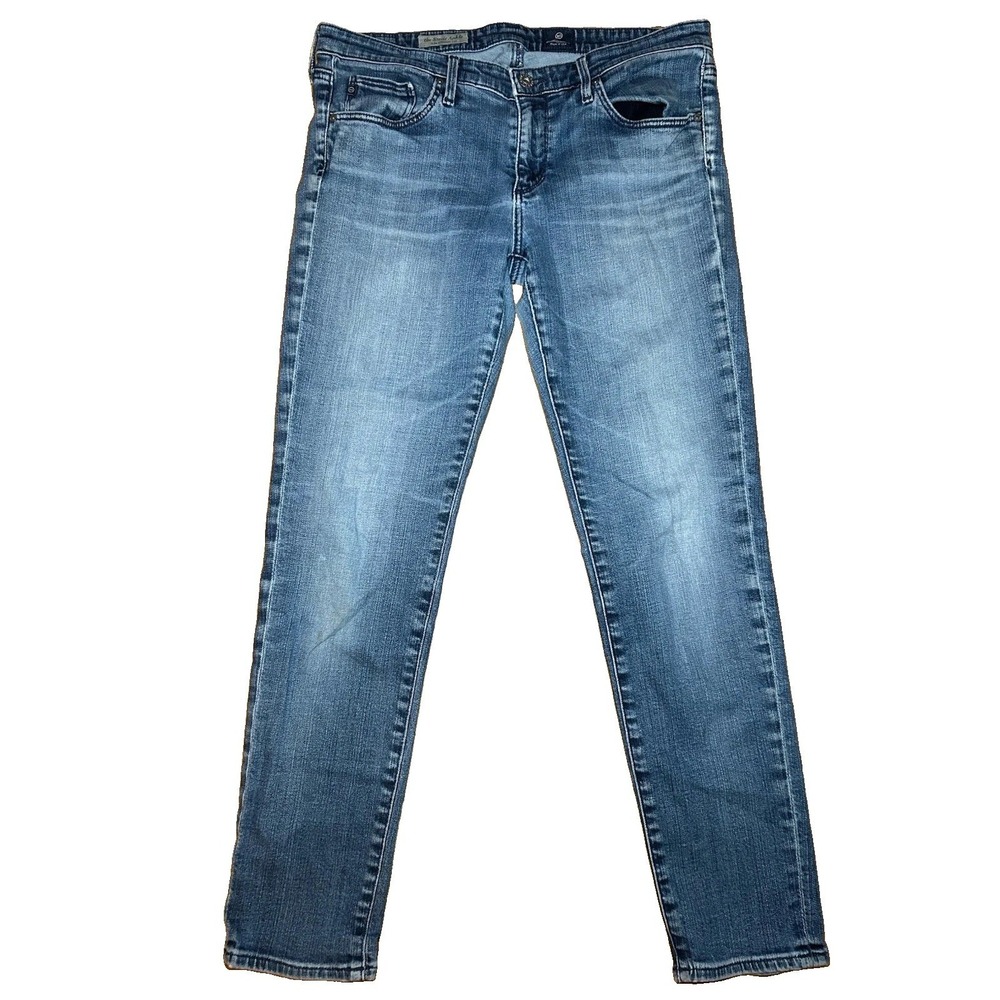 AG Adriano Goldschmied Stevie Ankle Slim Straight Jeans 30
